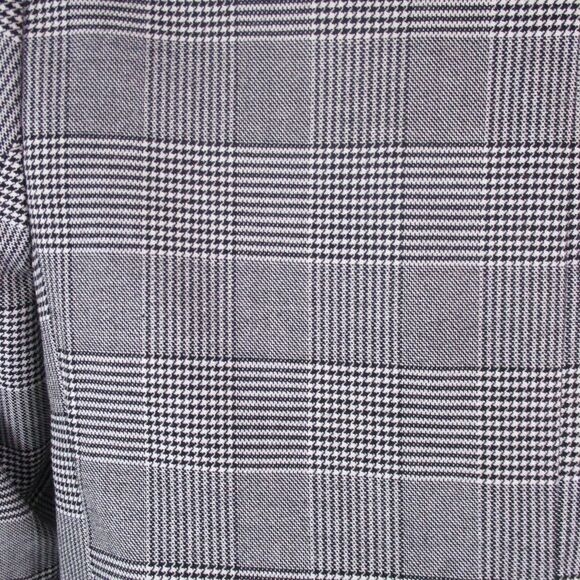 NWT Bershka Straight Cut Plaid Houndstooth Blazer - Picture 3 of 4